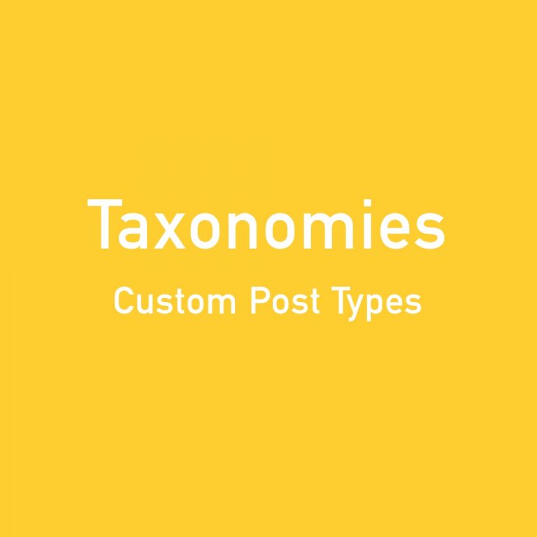 Add taxonomies to a custom post type in Beaver Builder