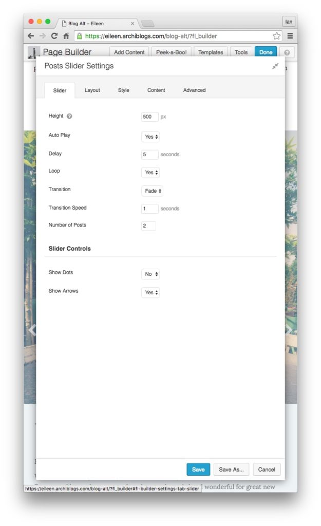 post slider 6 slider settings