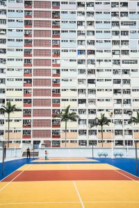 Each apartment has a unique and special view of the playing field