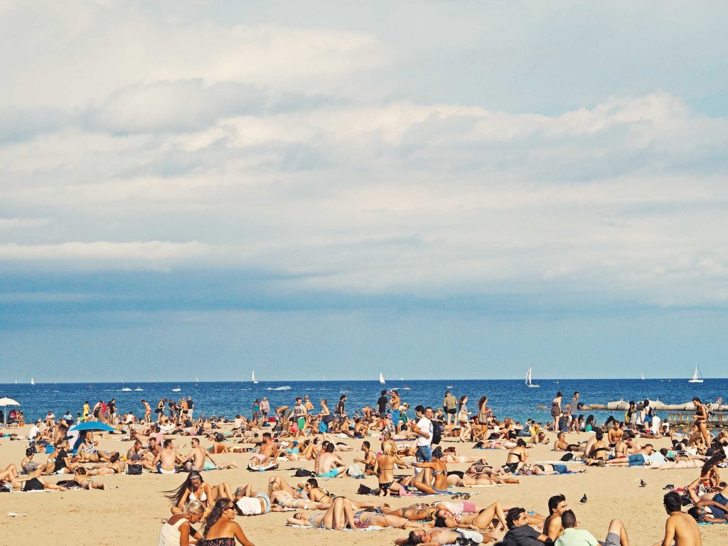 sunny day on the beach