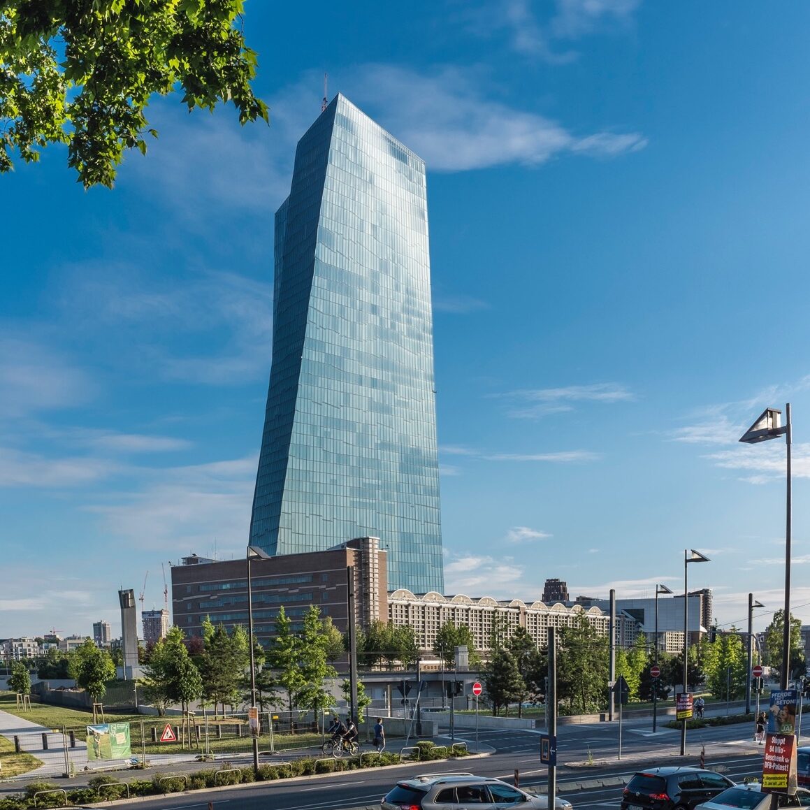 Skyscraper and blue sky