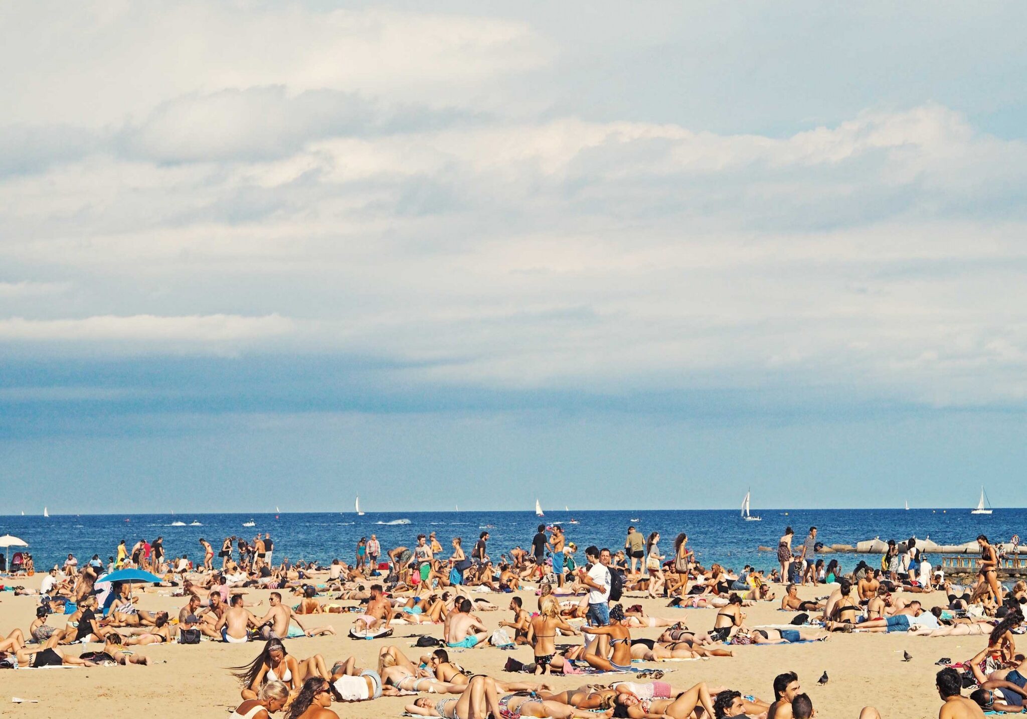 sunny day on the beach